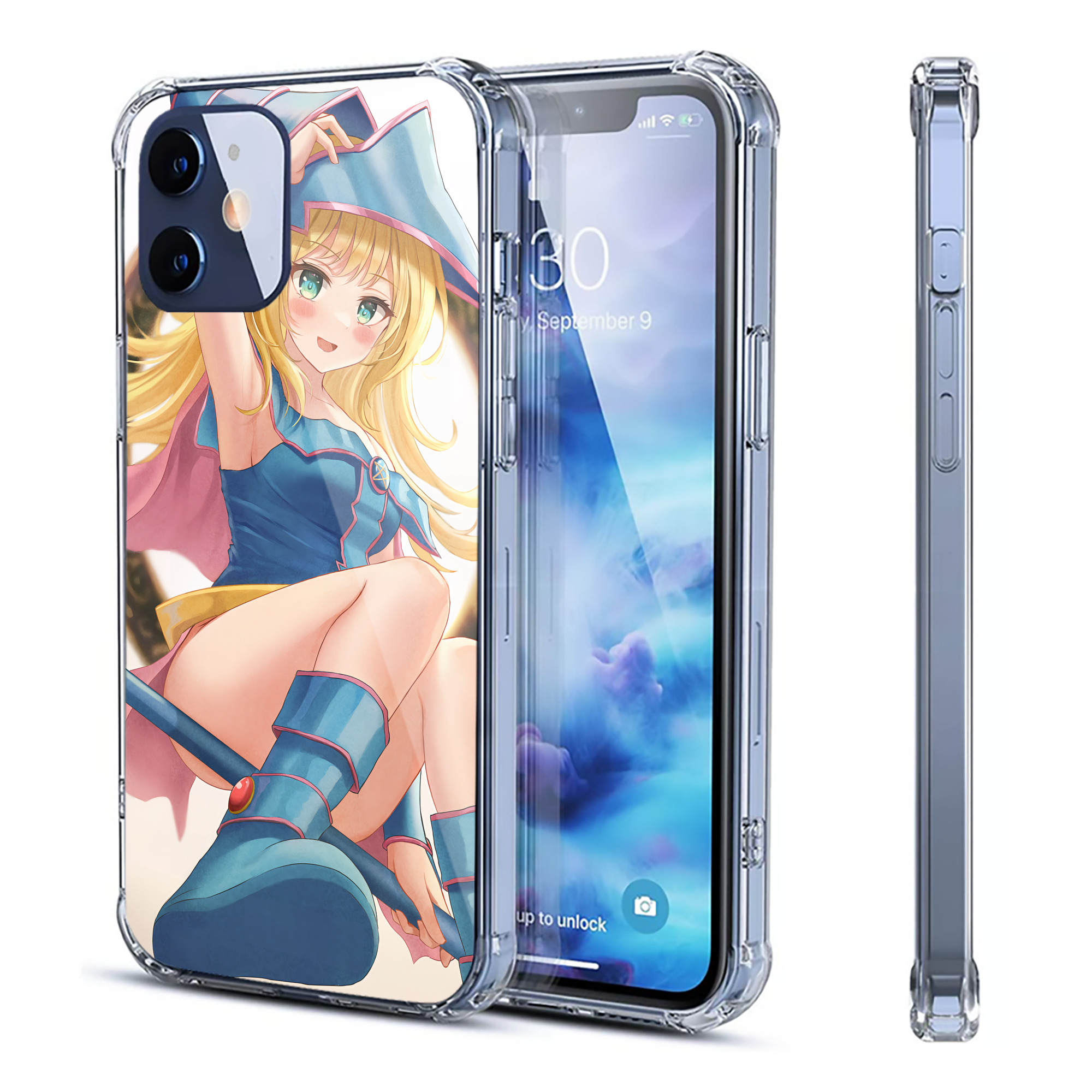 （画像用） 遊☆戯☆王 Yu-Gi-Oh! 【iPhone 12シリーズ対応】透明スマホケース（クリアソフトケース）